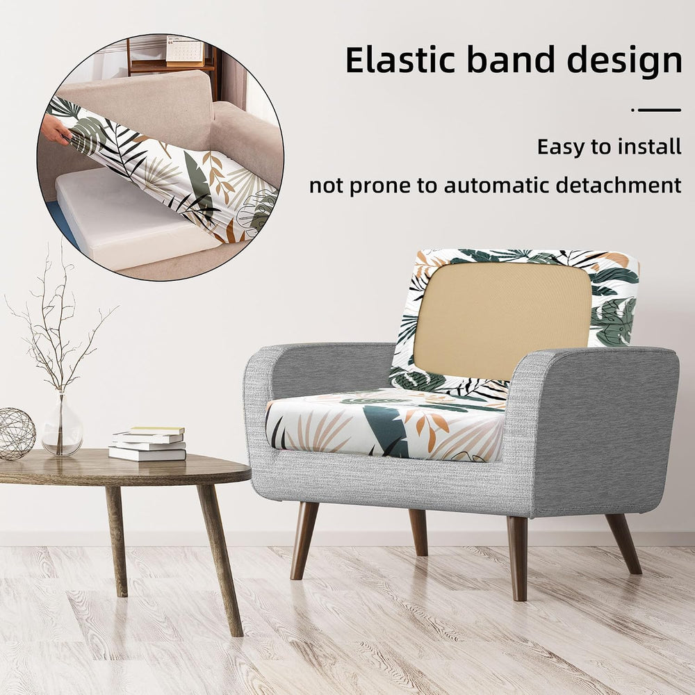 8 Pcs Outdoor Cushion Covers, Patio Sofa Cushion Covers Replacement