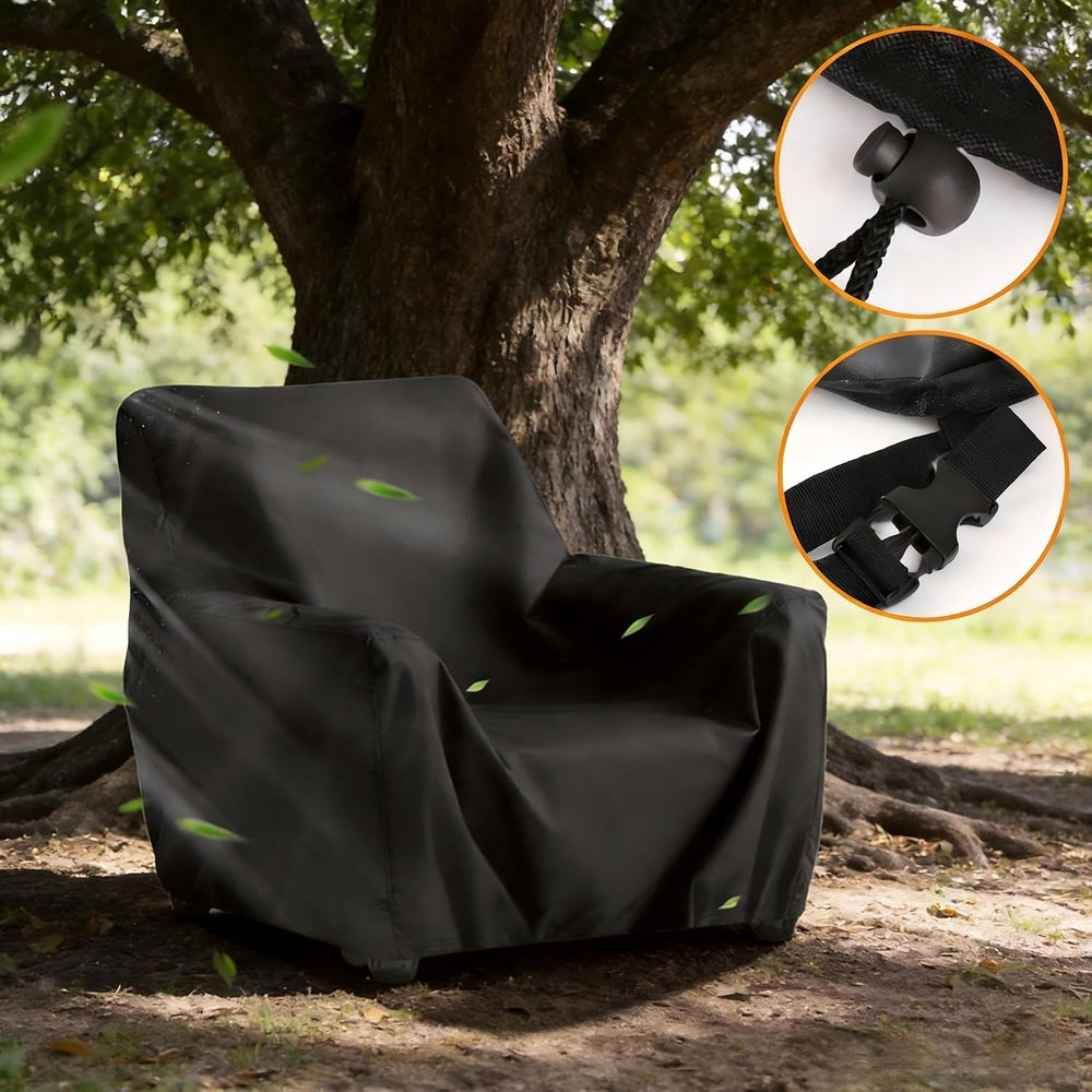 Recliner Chair Covers (2pk), Outdoor Waterproof Cover for Leather Recliner