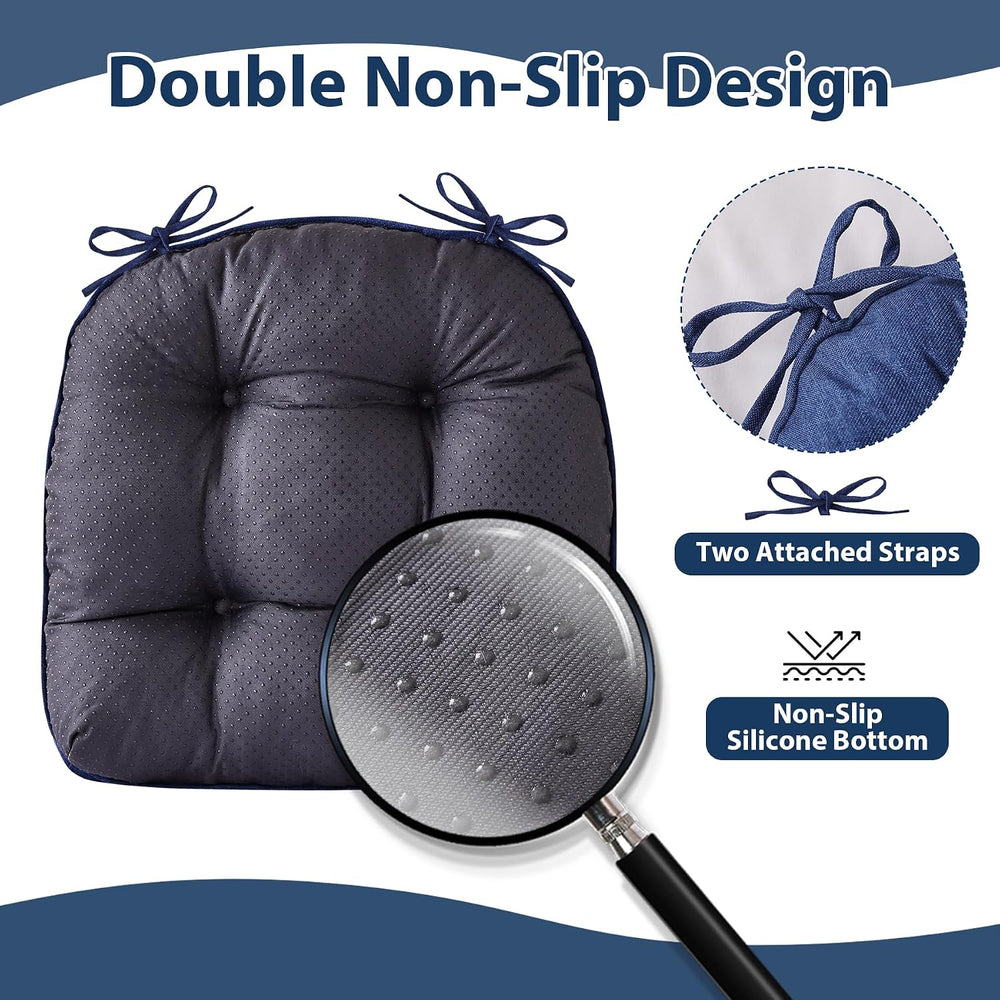 IASEAHK Chair Cushions for Dining Chairs, 15.5" x 15.5" x 4", ...