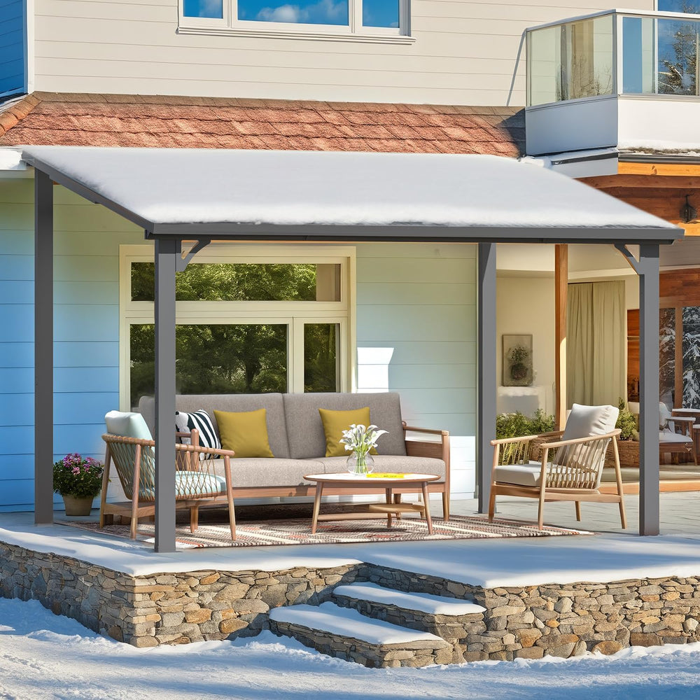AECOJOY 12' x 8' Outdoor Hardtop Gazebo Pergola for Patio, Large 8x12...