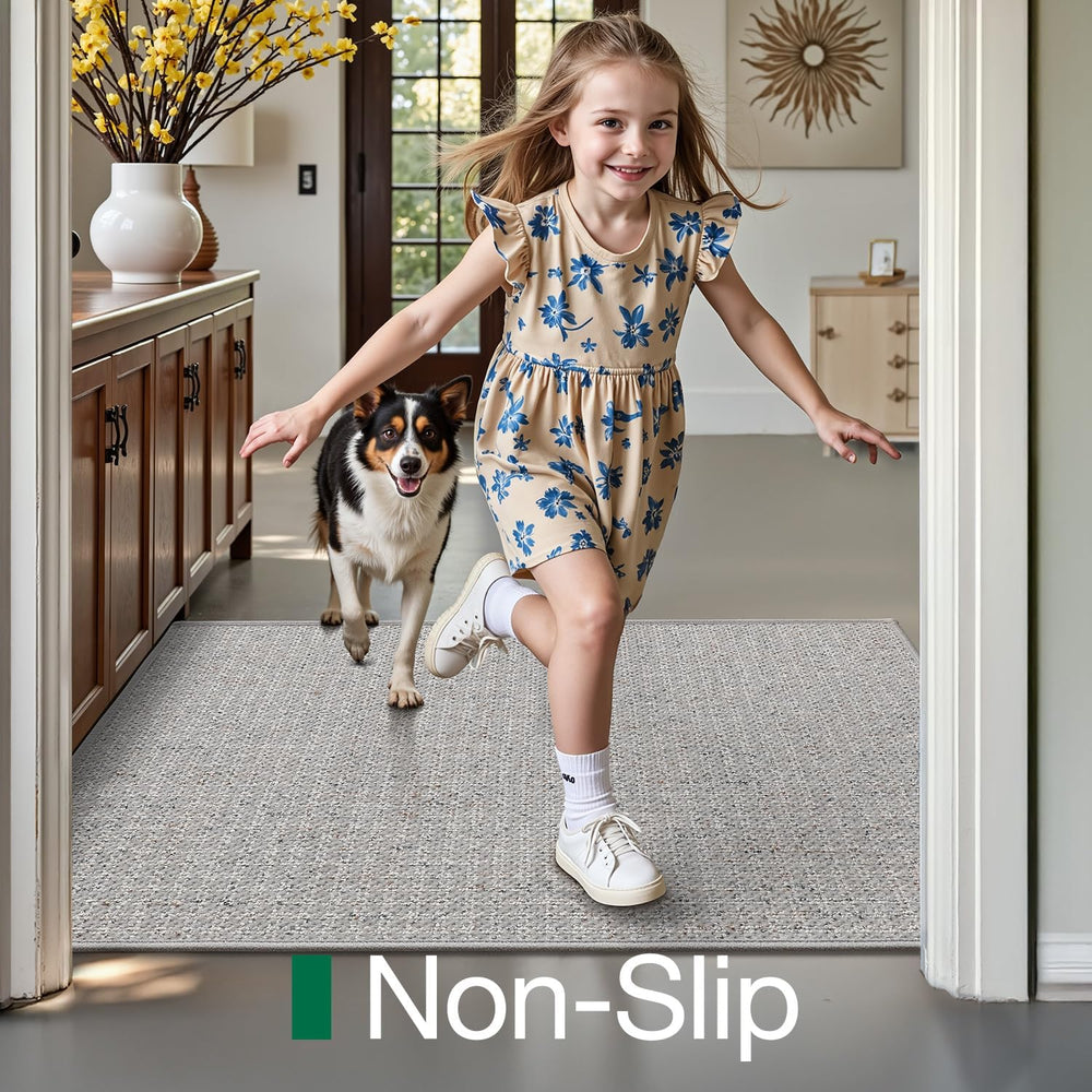 LUMI Thin Indoor Door Mat 24''x36'', Traps Dirt and Moisture,...