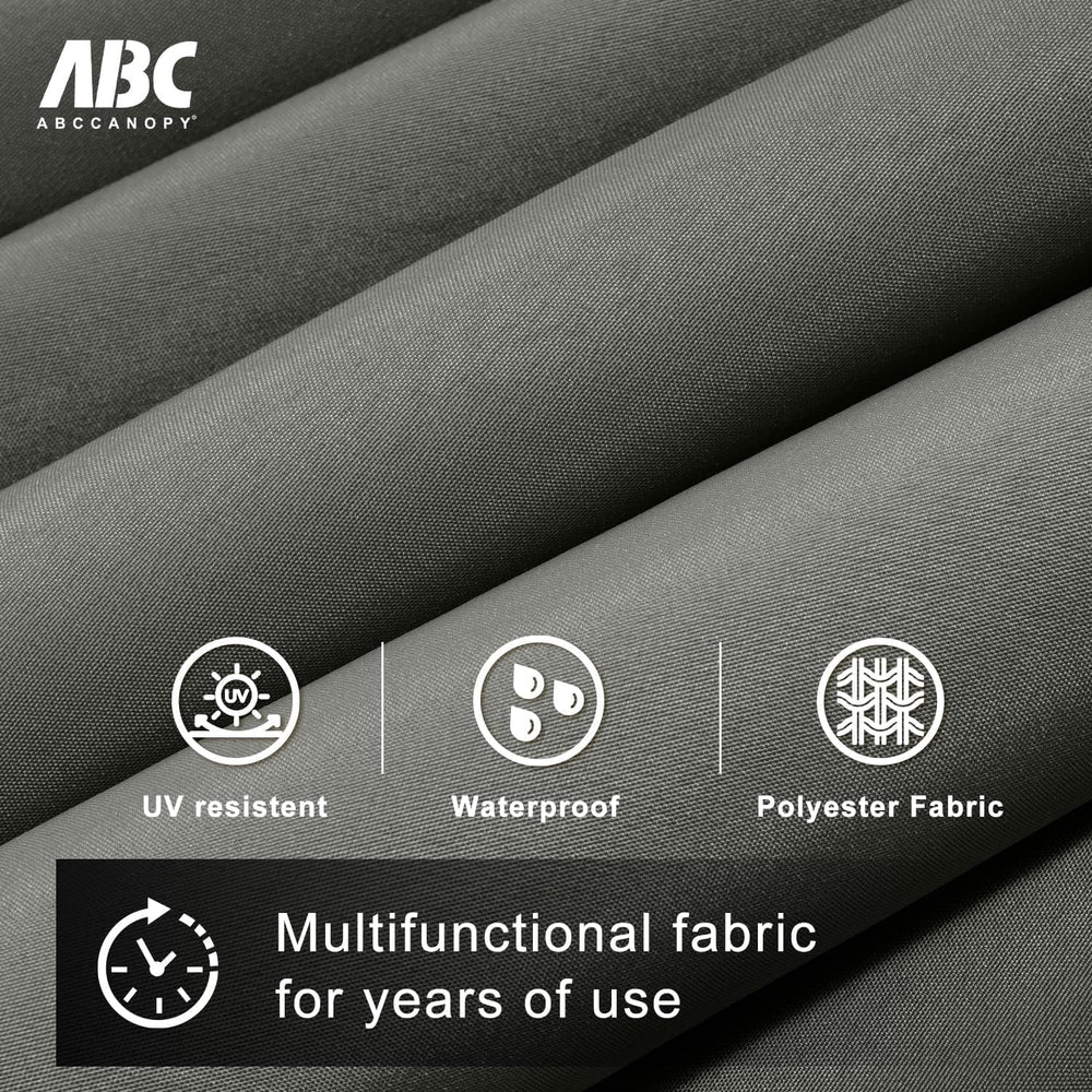 ABCCANOPY 10FT Cantilever Offset Hanging Patio Umbrella