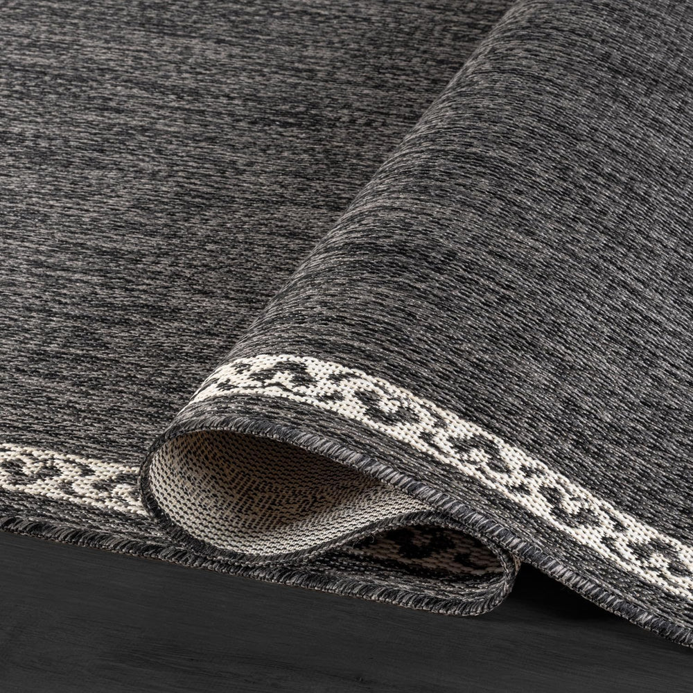 Washable Outdoor Rug 5x7 Modern Area Rugs Outdoor Carpets Bordered Pattern No...