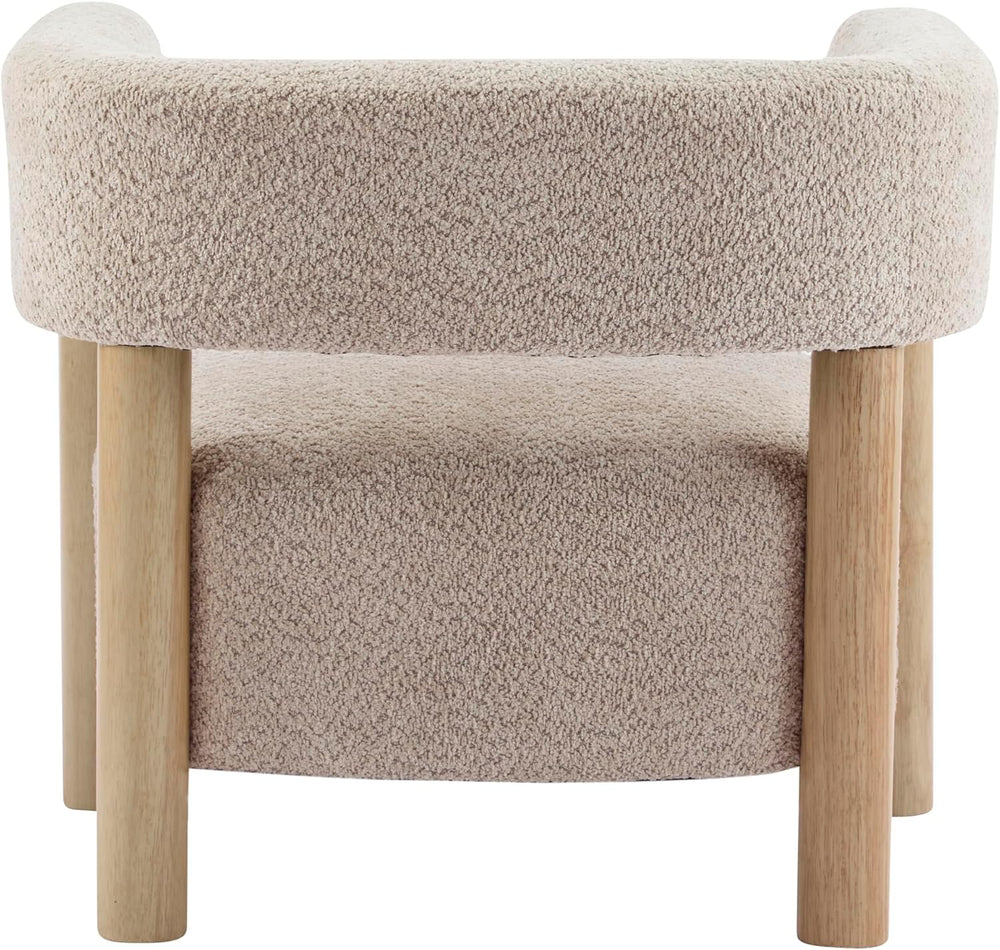 Christopher Knight Home Carly Low Profile Accent Chair, Round Backrest Side C...