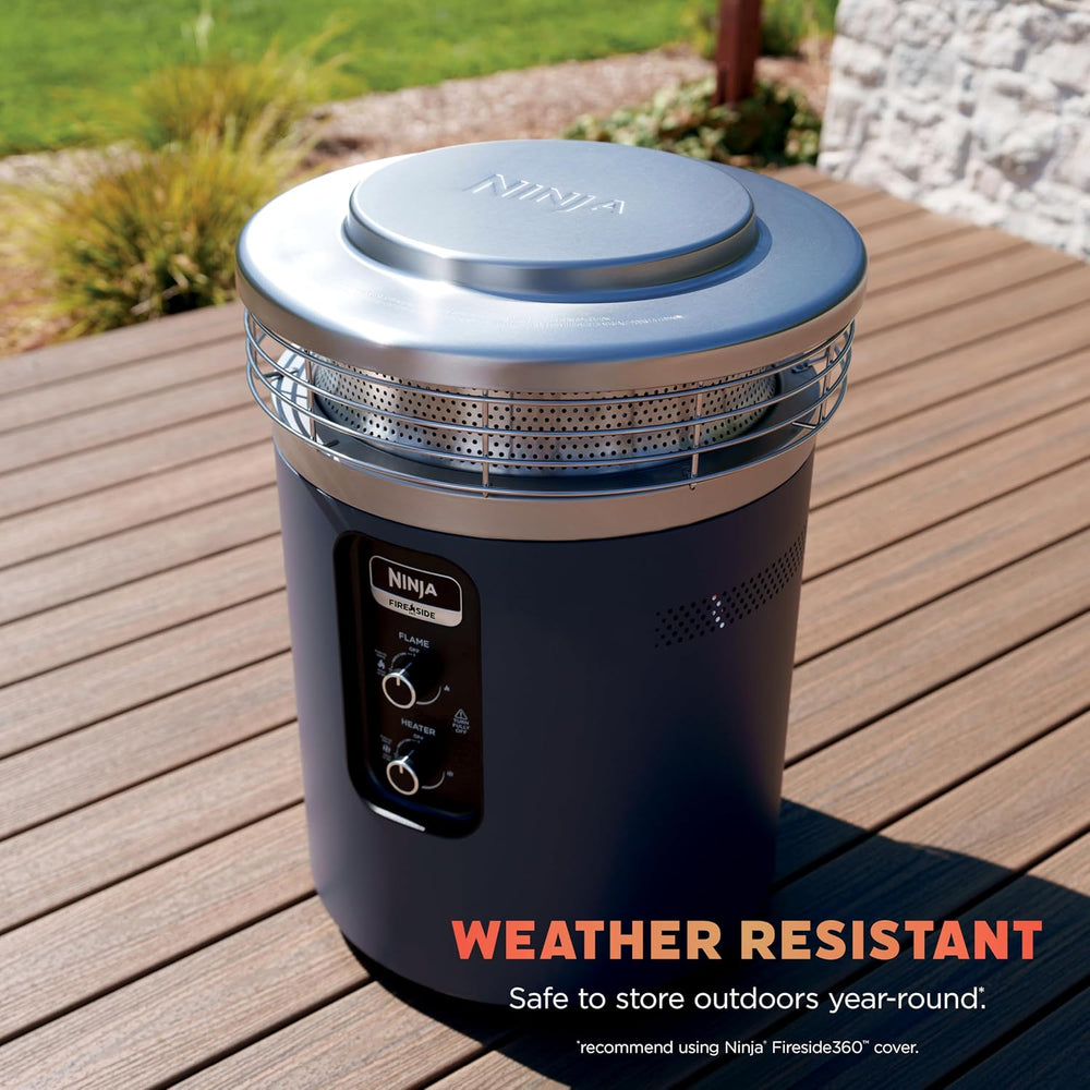 Ninja Fireside360 Fire Pit/Heater, 80,000 BTU, 3 Modes, Cyberspace