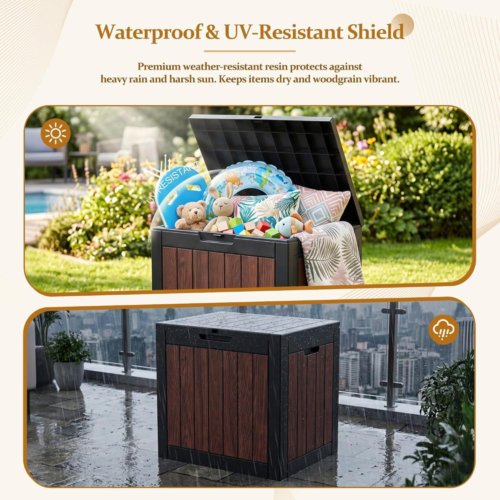 Outdoor Storage Deck Box (55 Gallon, Gen 2) UV-Resistant