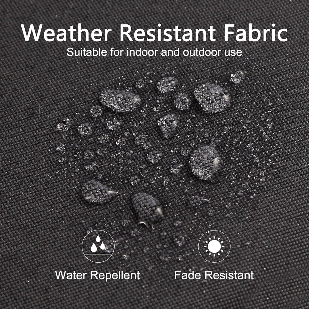 Outdoor Diameter 16 Inch Round Bistro Chair Cushion, Waterproof & Fade-Re...