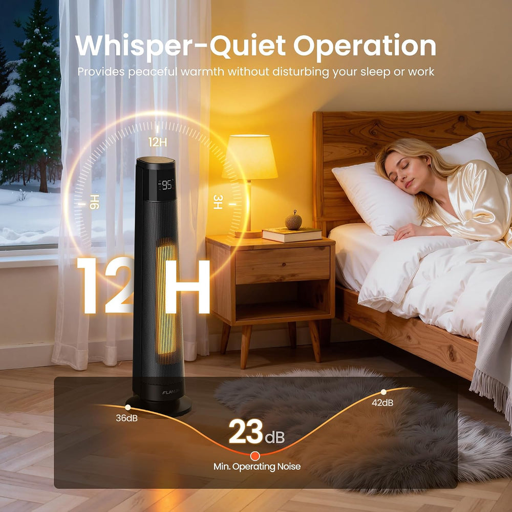 FLANUR 1500W Space Heaters for Indoor Use Large Room, WIFI Electric Heater wi...