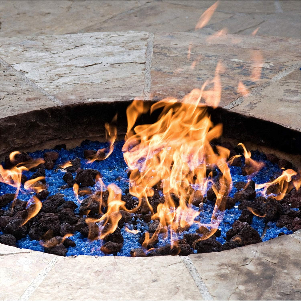 Fire Ring Burner for Fire Pits and Fireplaces | 18 Inch, Black Metal Burner