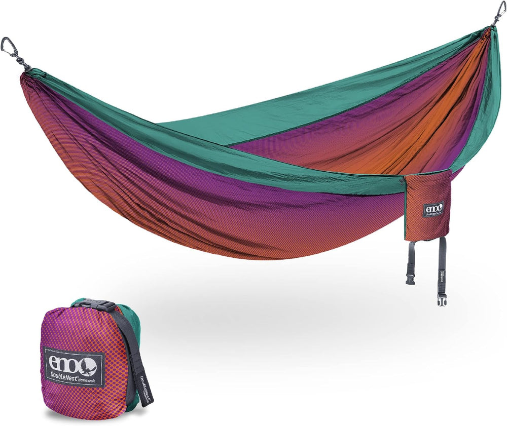 ENO, Eagles Nest Outfitters DoubleNest Lightweight Camping Hammock, 1 to 2 Pe...