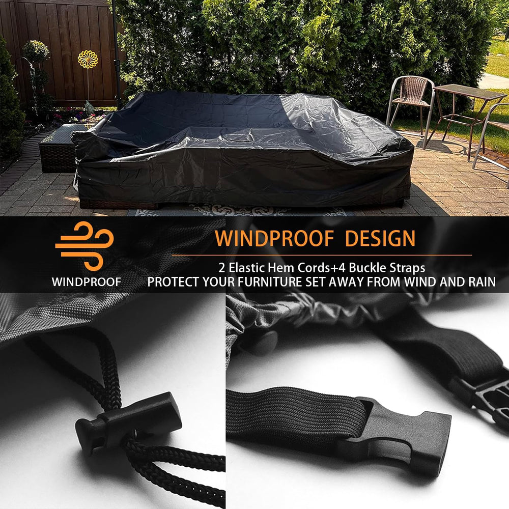 Patio Furniture Set Cover Outdoor Sectional Sofa Set Covers Outdoor Table and...