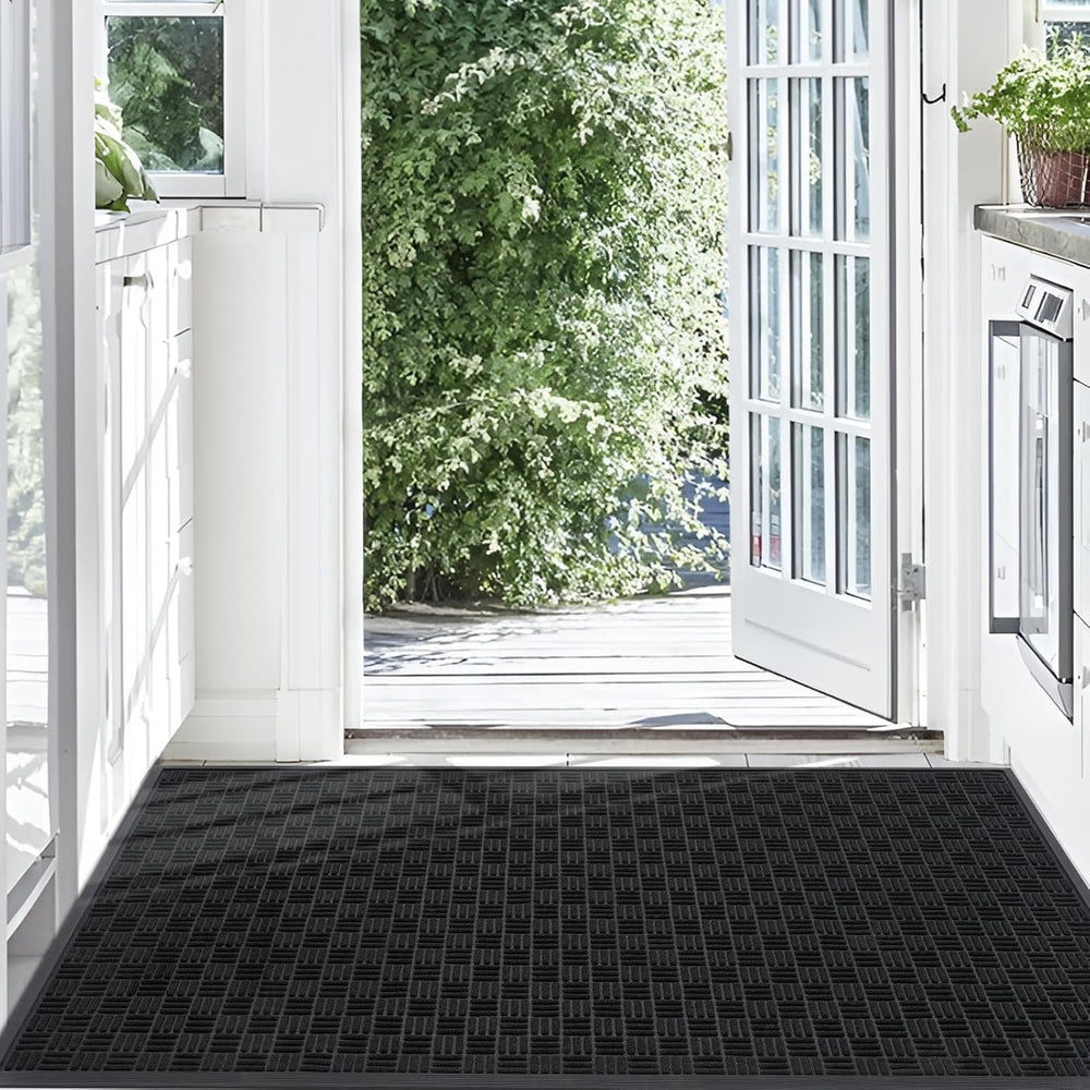 Mibao Front Door Mat Outdoor Entrance, 61.5" x 36" Heavy Duty Welco...