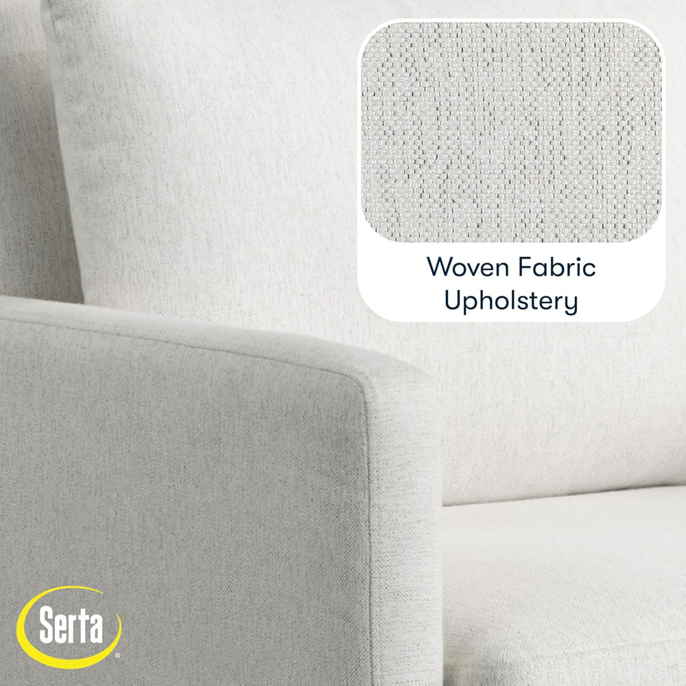 Serta® Bondi 36" Convertible Sleeper Chair, Cot-Size, Modern Farmhouse, ...
