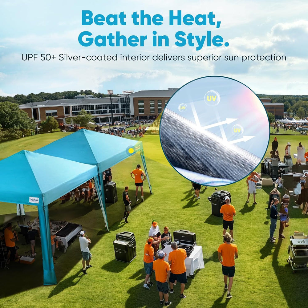 Quictent 10x10 Slant Leg Pop Up Canopy Tent