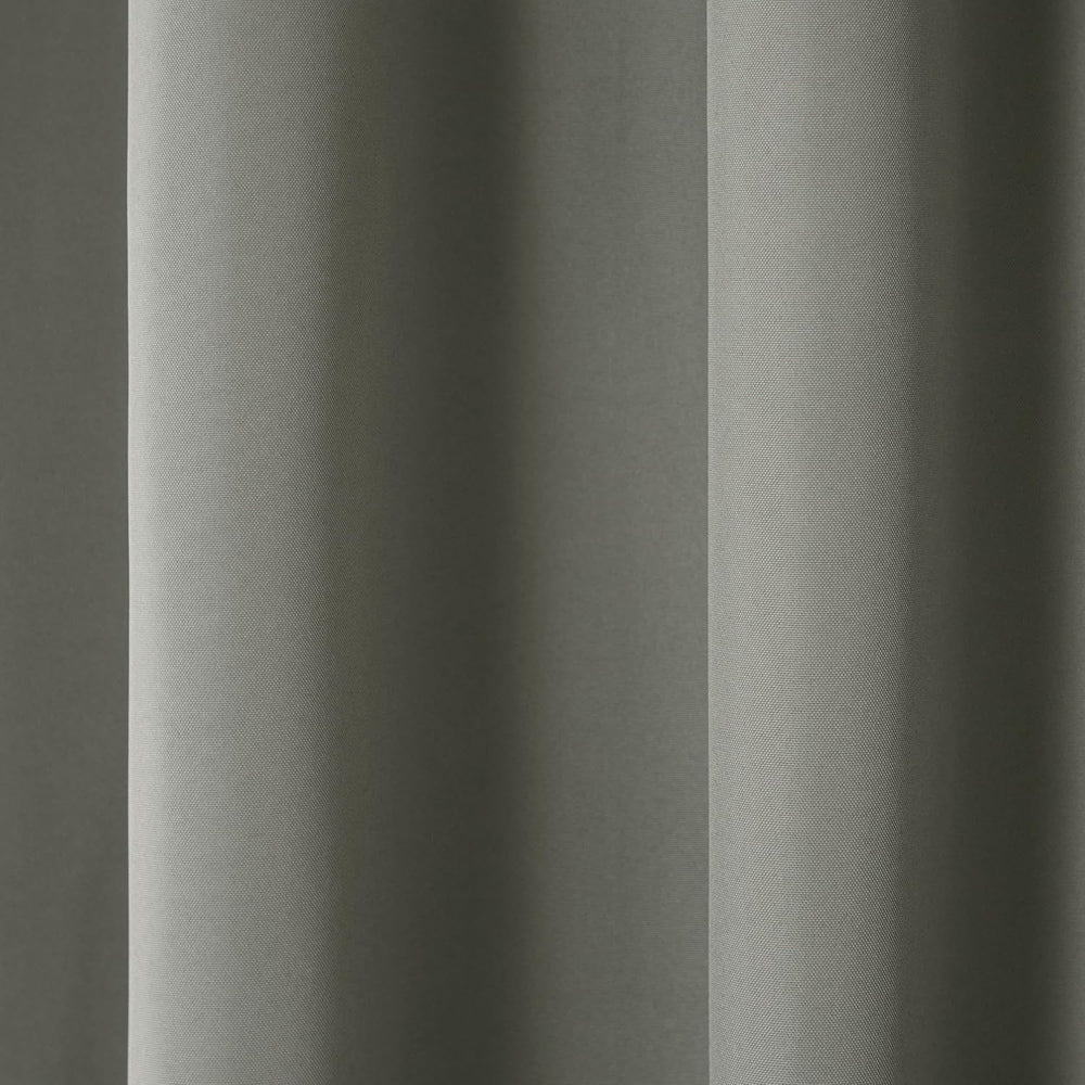 TOWN & COUNTRY BASICS Cabana Solid Heavyweight Indoor Outdoor Curtains, L...