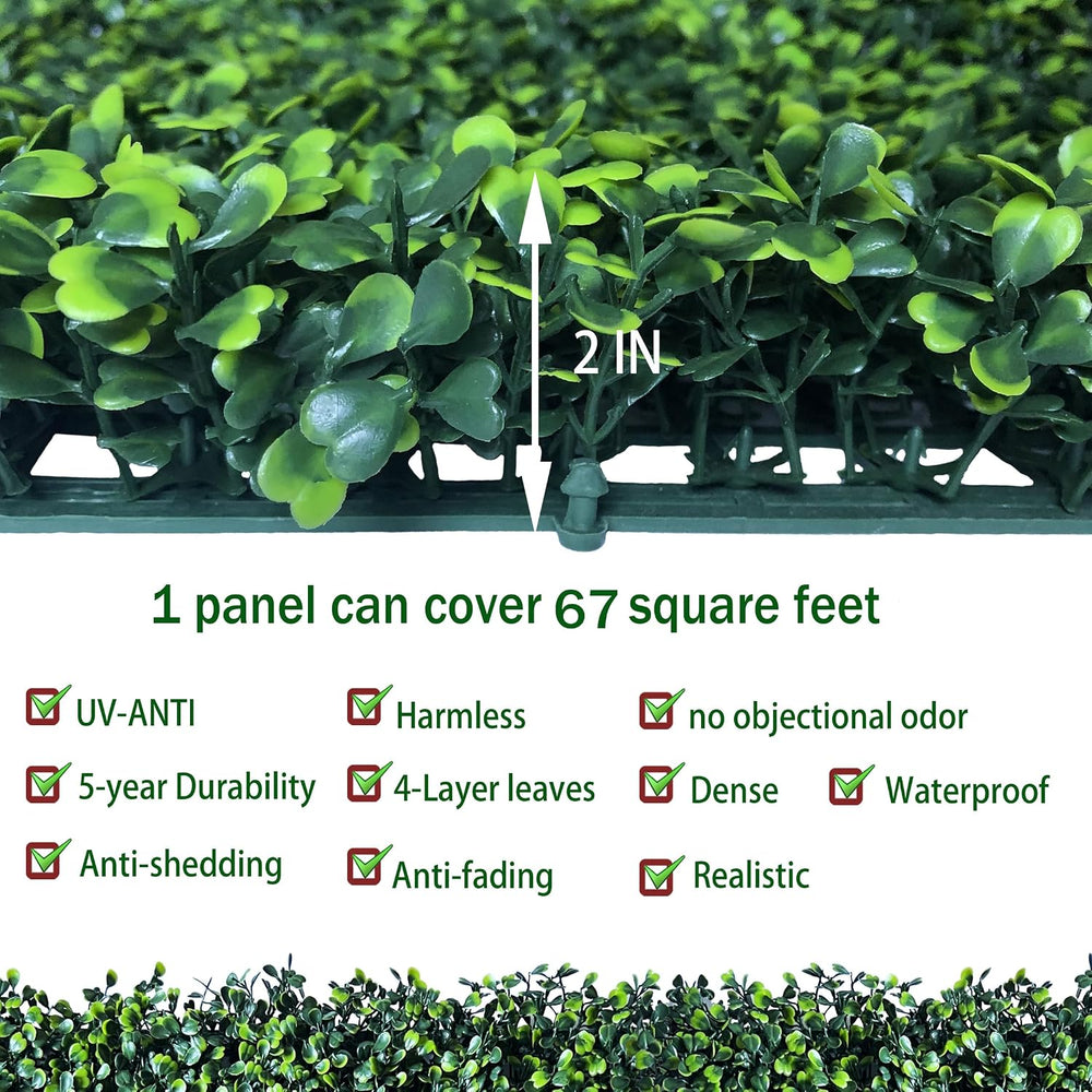 ODTORY Artificial Ivy Privacy Fence Wall Screen: 80X120 in(67 sqft)