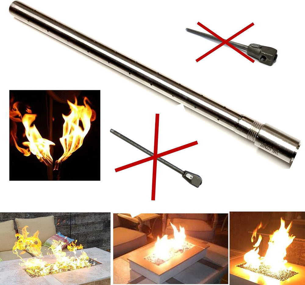 EasyFirePits Lifetime Warranted 316 Stainless Steel Fireplace Log Lighters (3...