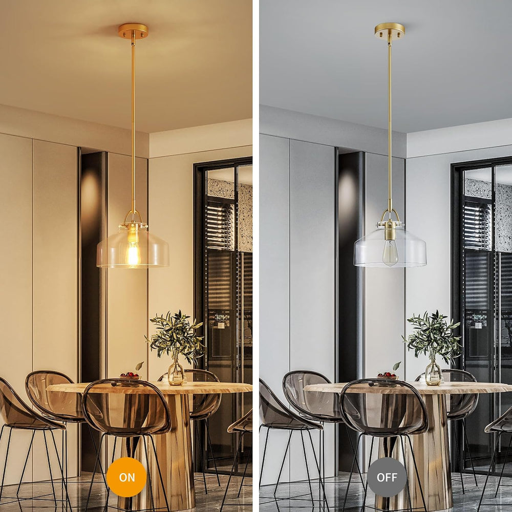 WUZUPS Chandelier Rustic Farmhouse Industrial Round Ceiling Pendant LED Light...