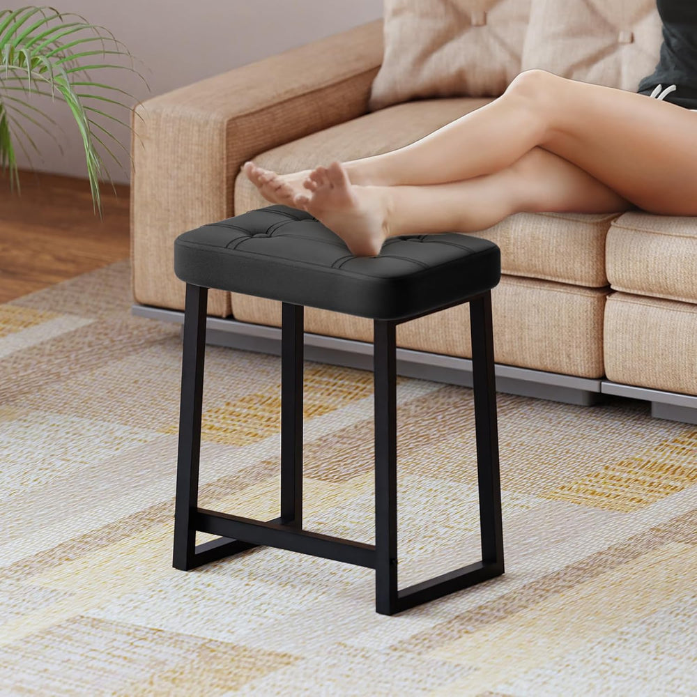 Vanity Bar Stool Chair, Makeup Stool Counter Height stools,Small Ottoman Foot...