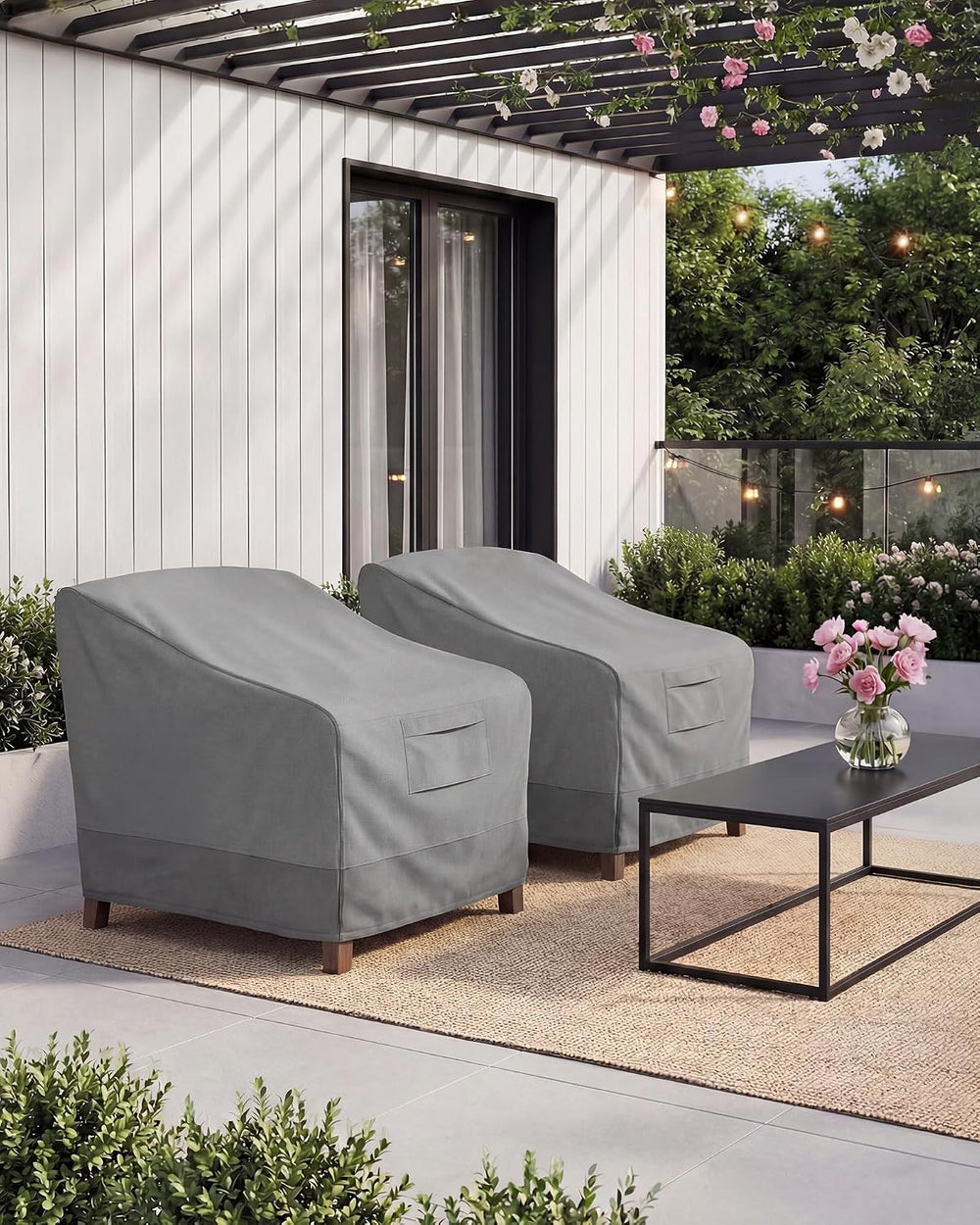 Vailge Patio Chair Covers & Outdoor Furniture Covers Heavy-Duty Waterproof