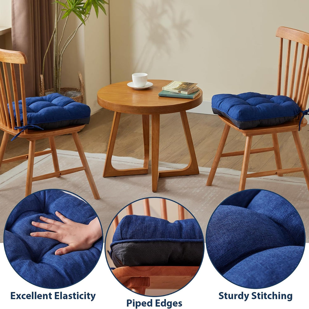 IASEAHK Chair Cushions for Dining Chairs, 15.5" x 15.5" x 4", ...