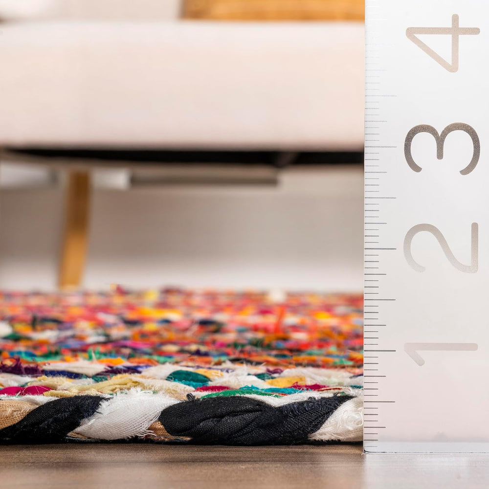 nuLOOM Tammara Multicolor Ombre Braided Area Rug, 8' x 10'