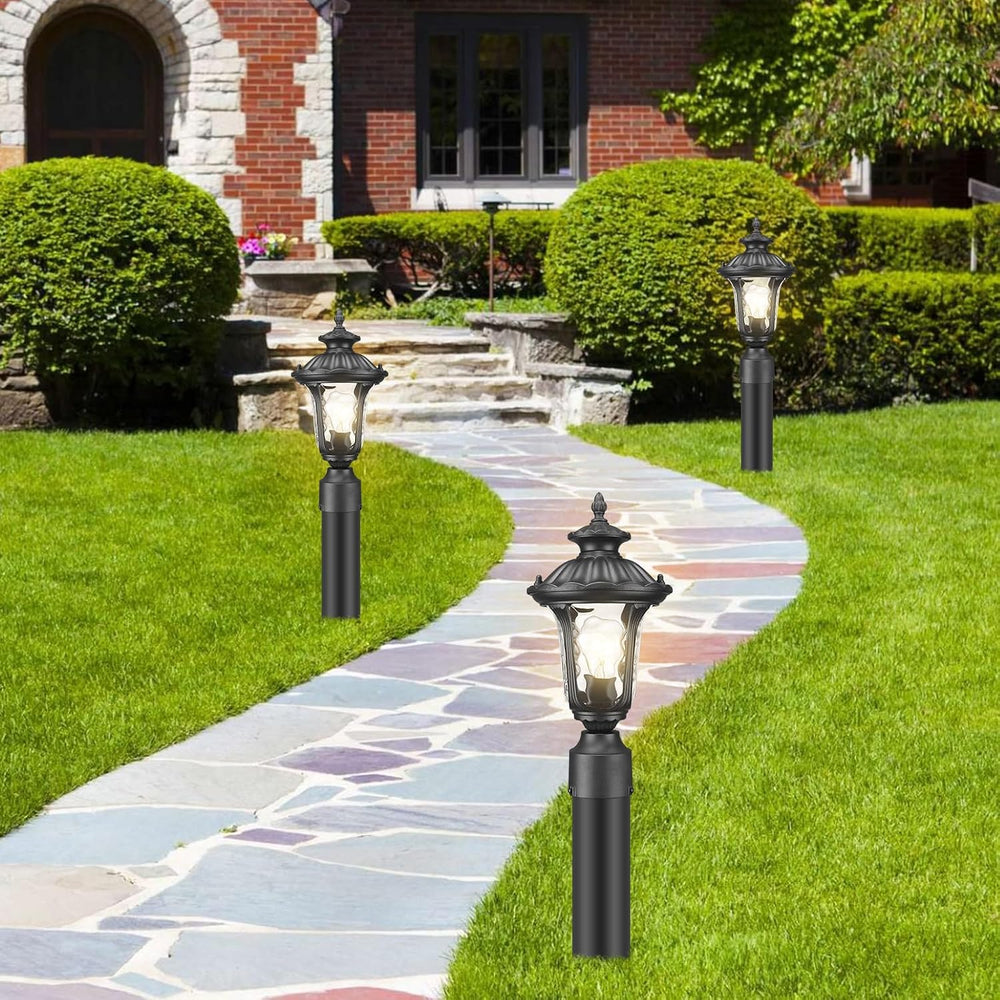 Outdoor Post Lights Fixtures Lamp Post Light Fixture, Pole Lantern Lighting F...