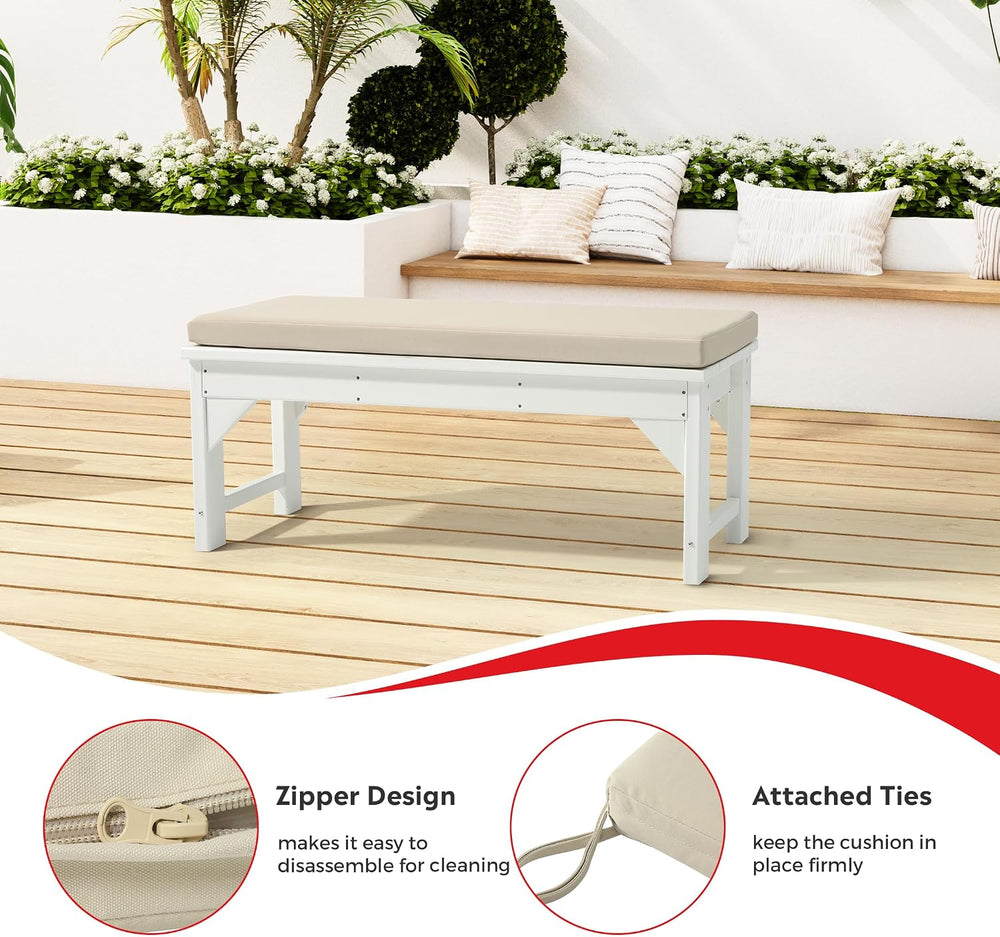 Costaelm Outdoor Bench Cushion, Waterproof and Fade Resistant Patio Seat Cush...