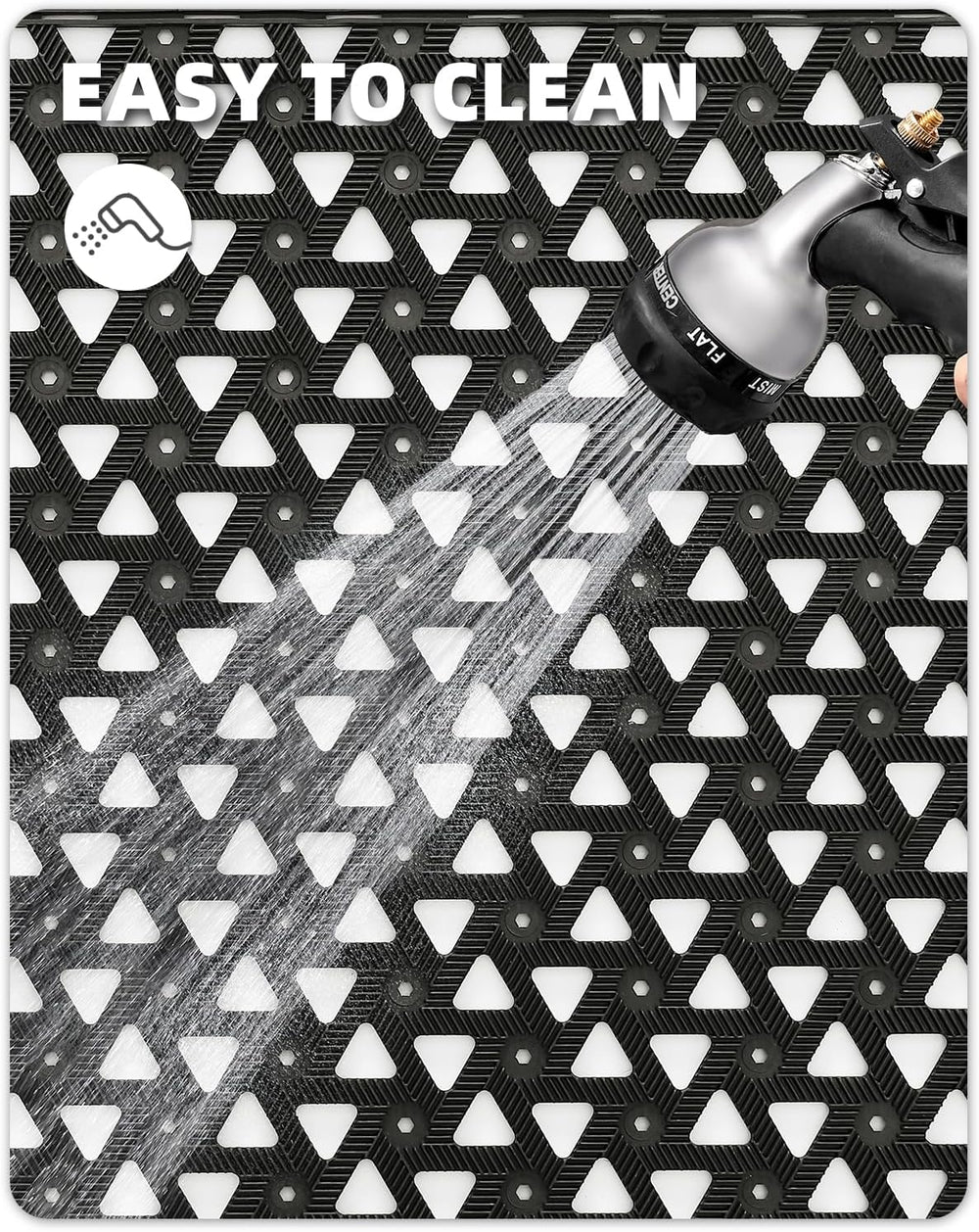 Color&Geometry Door Mat Outside Entrance with Drainage, 24"X36"...