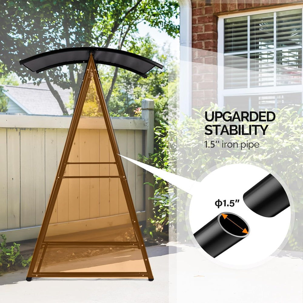 OnCloud Outdoor Hammock Chair Stand with Canopy, Heavy Duty Hammock Stand Onl...
