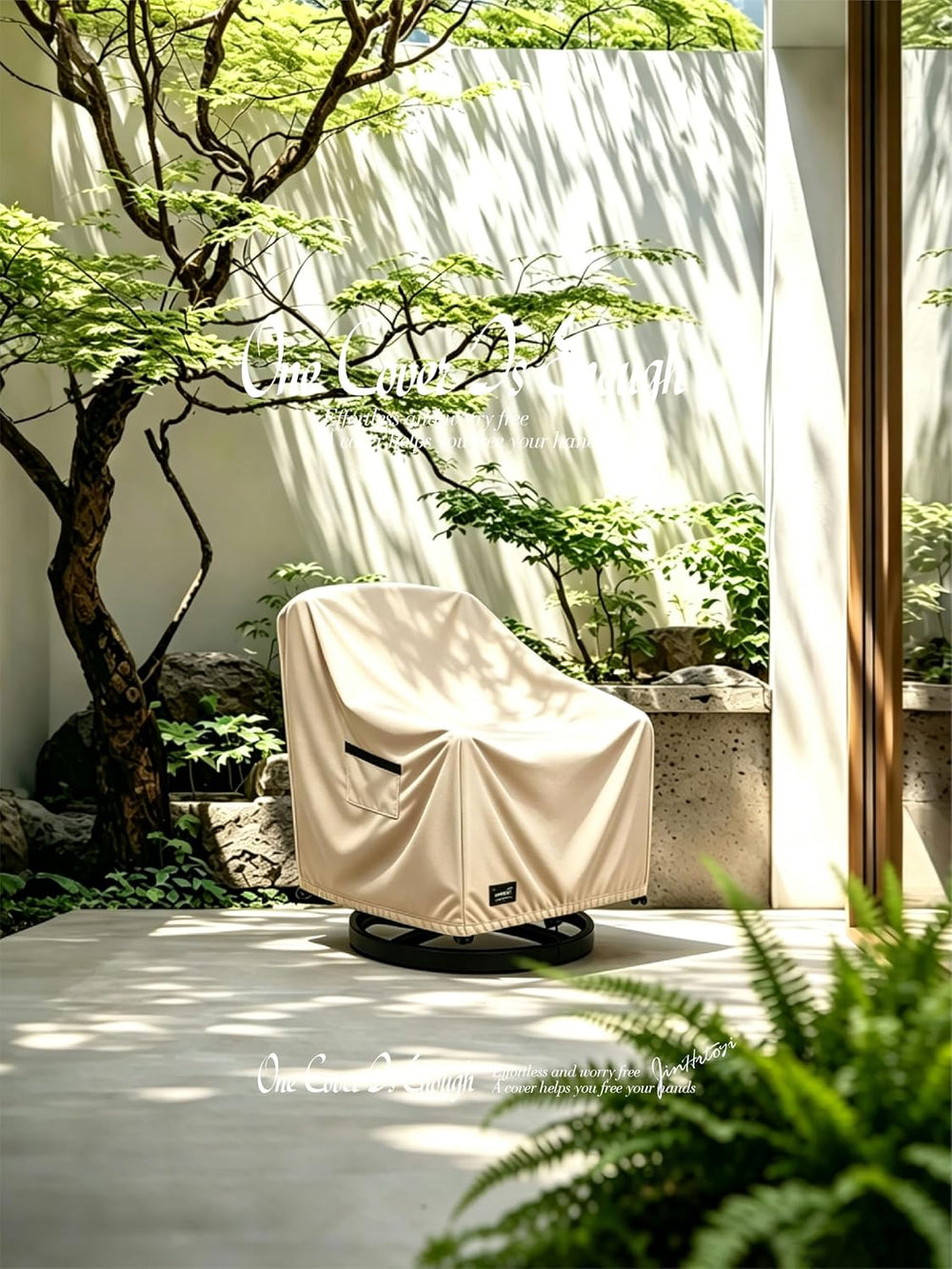 JinHrtoyi Outdoor Chair Covers 4 Pack, 30W x 34D x 38H Inches, 100% Waterproo...
