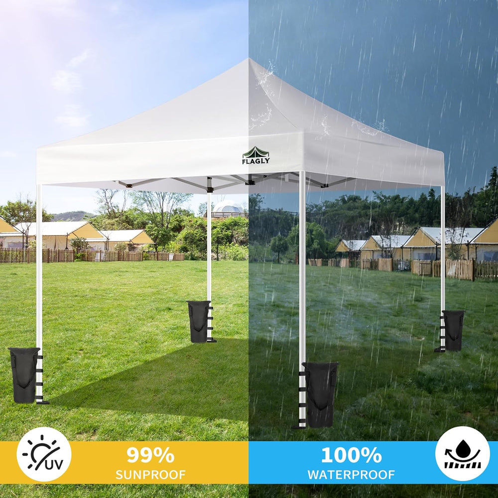 Canopy Replacement Top for 10x10ft Pop Up Canopy Tent Waterproof Durable Cove...