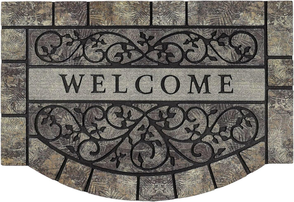 Thick Welcome Mats Outdoor, 24 * 36" Large Front Door Mat Entrance, Dura...