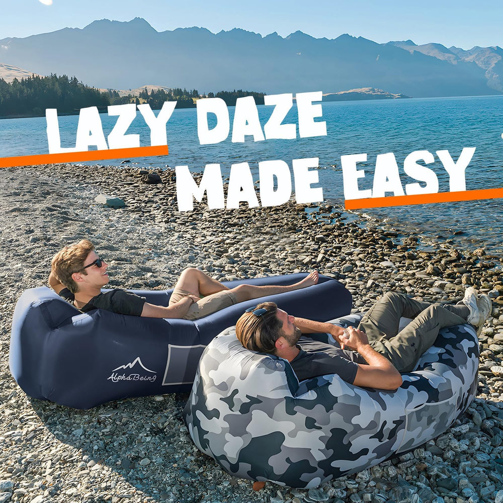 AlphaBeing Inflatable Lounger Beach Chair Accessories, Air Sofa Hammock Infla...