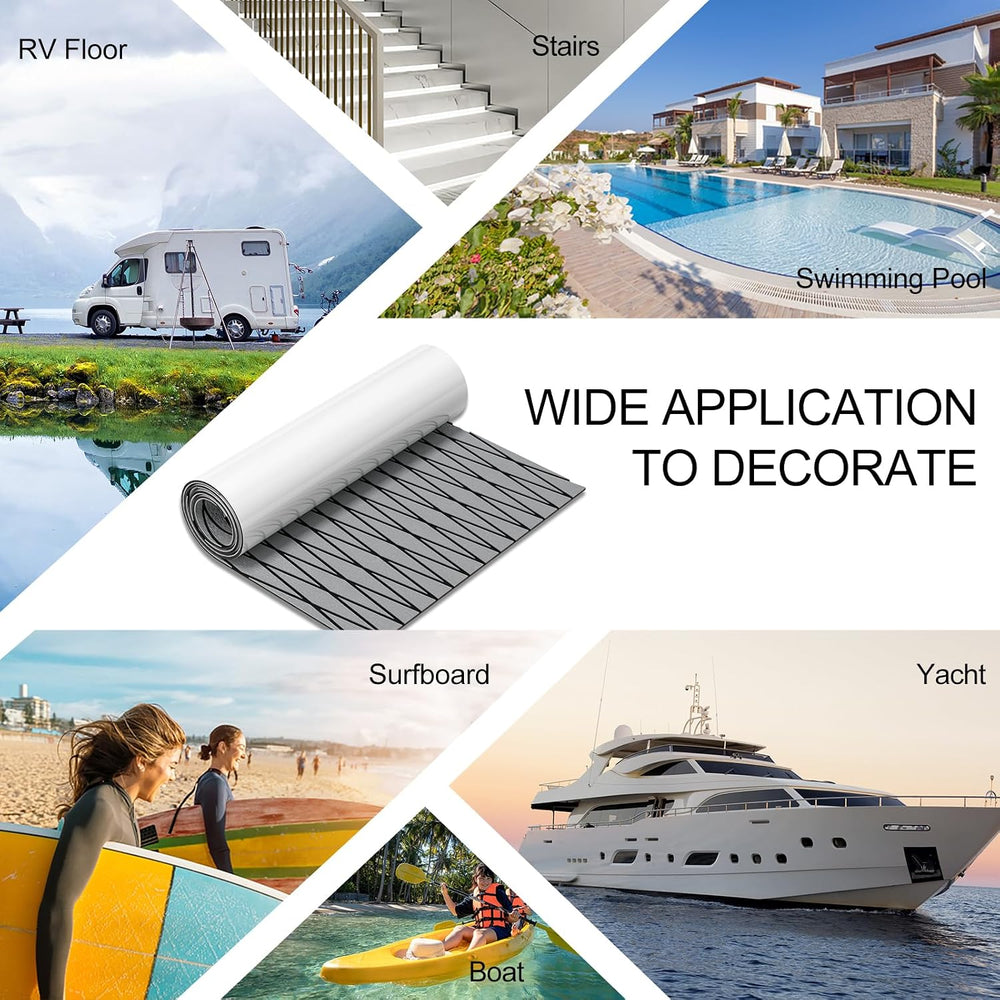 Boat Flooring EVA Foam Marine Decking, 94.5"x31.5"