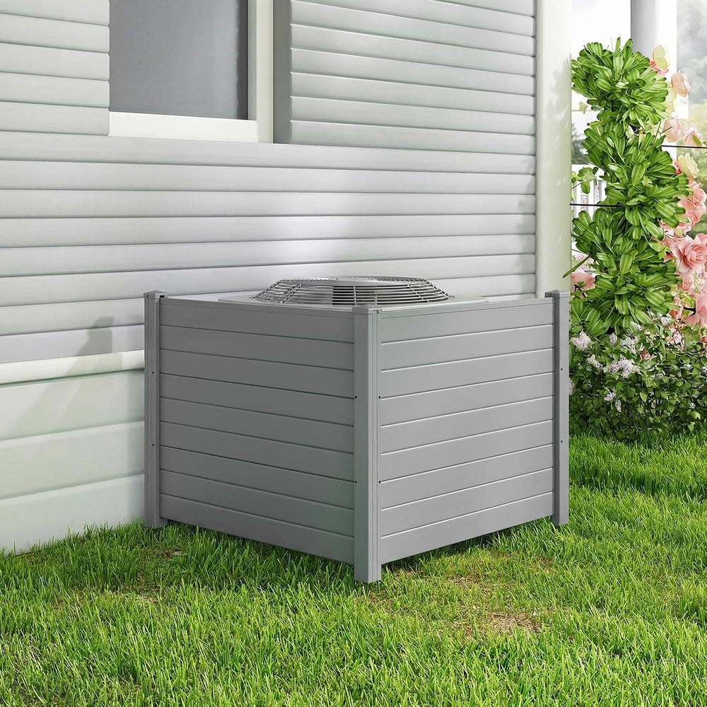 GIANTEX No-Dig Air Conditioner Fence, 4 Panels, 48''W x 36''H...
