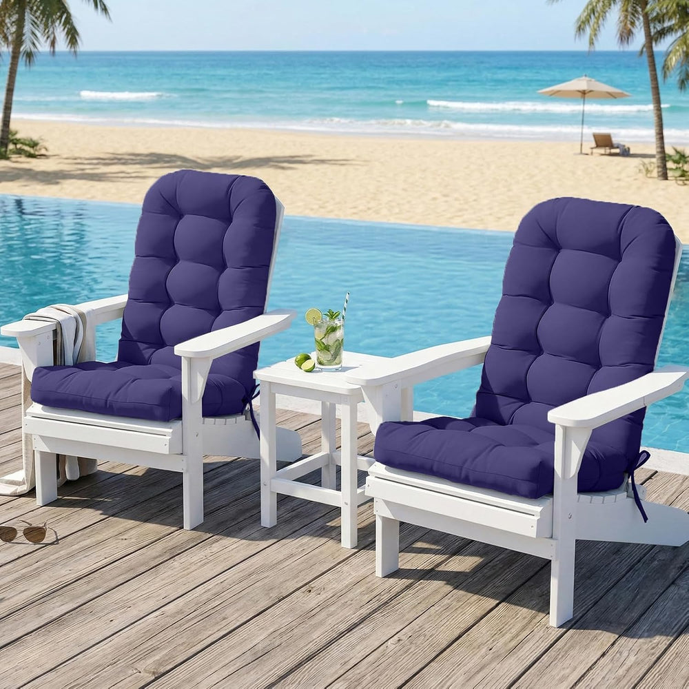 COOS BAY High Back Adirondack Chair Cushions for Outdoor Furniture, 49x20x5 i...