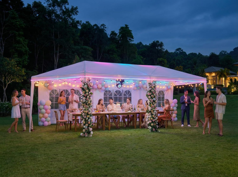 HOTEEL 10x20 Party Tent Outdoor Canopy Tents for Parties