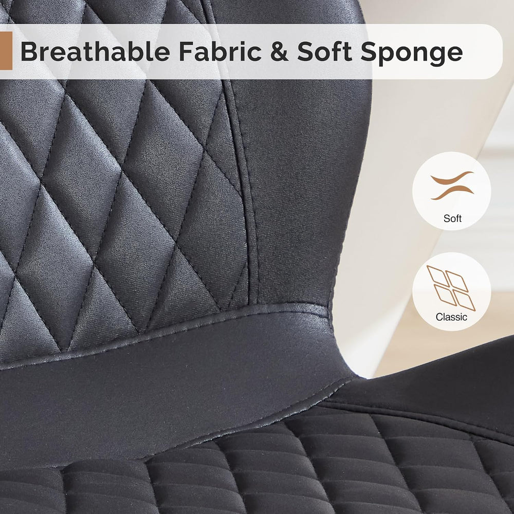 Dining Chairs Set of 2, Comfy Modern Dining Chairs with Thick Cushions, Uphol...