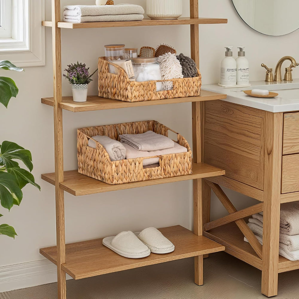 StorageWorks Pantry Baskets for Organizing, Hyacinth Storage Baskets,2-Pack