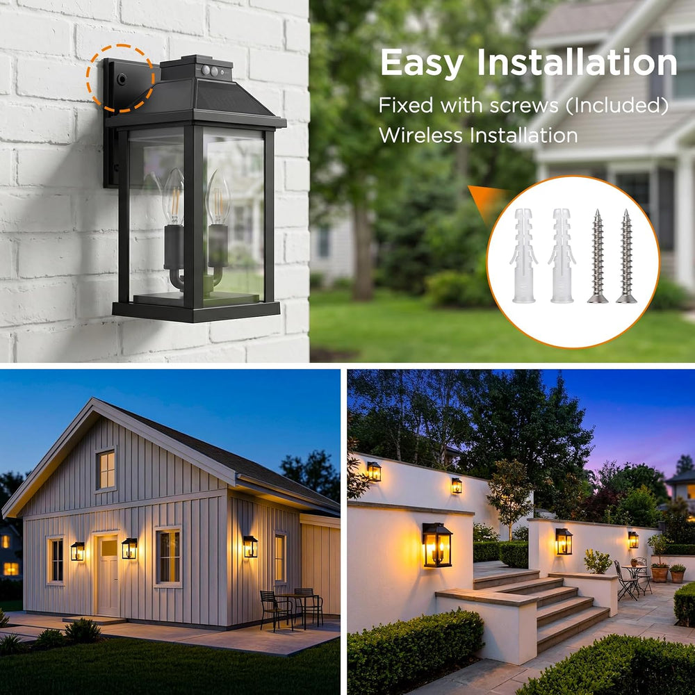 ropelux Solar Lights Outdoor Waterproof, 3 Modes Porch Lights, Motion Sensor ...