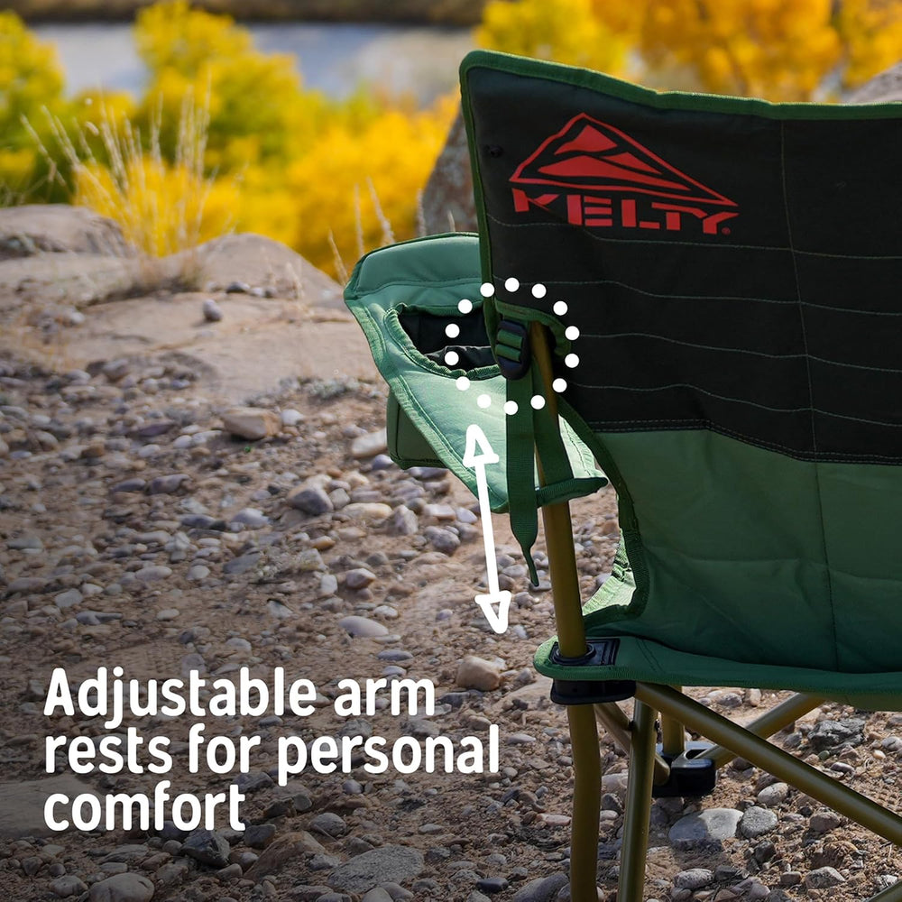 Kelty Low Loveseat 2 Person Folding Camping Chair (Low Height/Deep Lake)