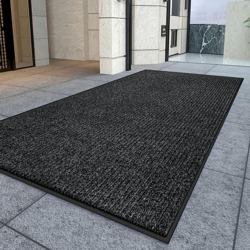 Kuyal Front Door Mat, 4'x8' Indoor Outdoor Entrance Mat