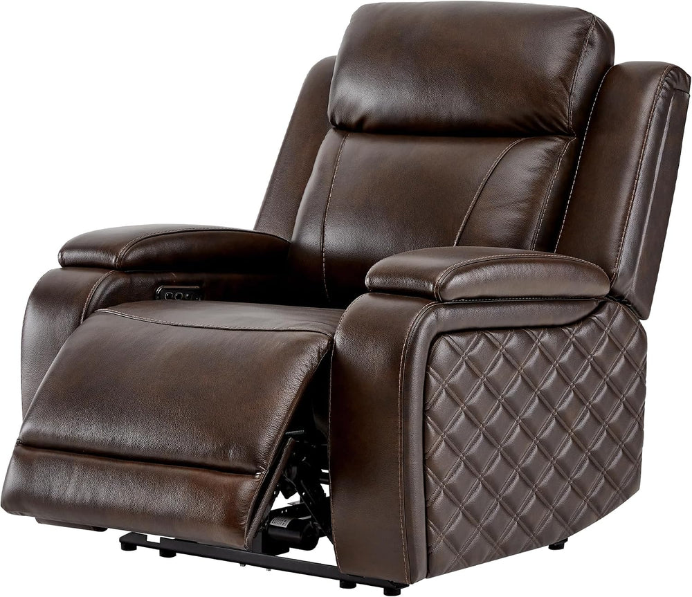 Watson & Whitely Zero Gravity Power Recliner Chair for Adults, Dark Brown