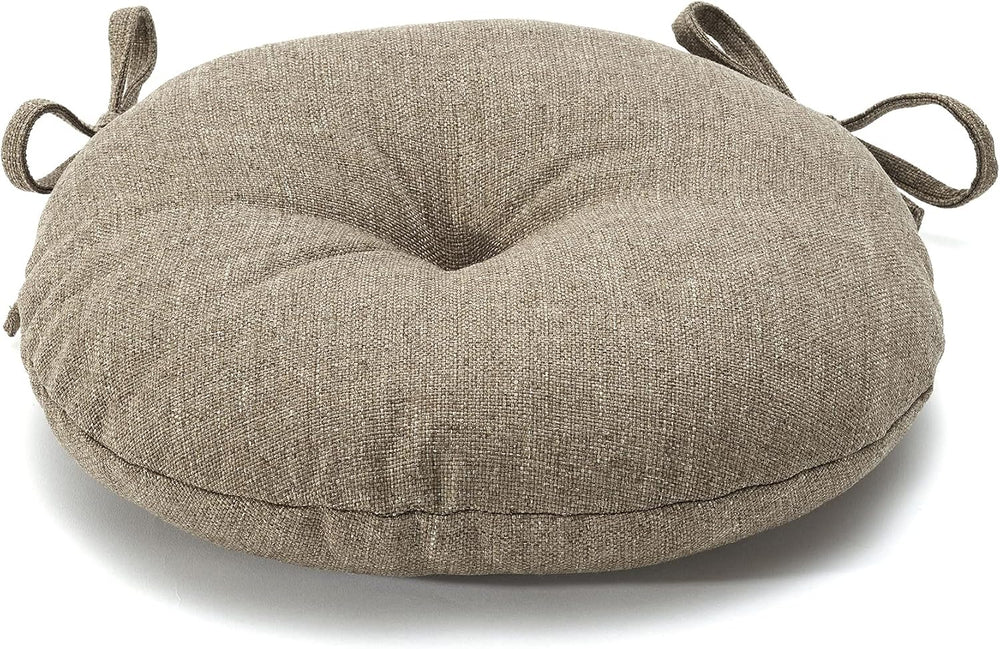 Klear Vu Bistro Outdoor Round Seat Cushions, Wellfleet Bay Woven Revolution P...