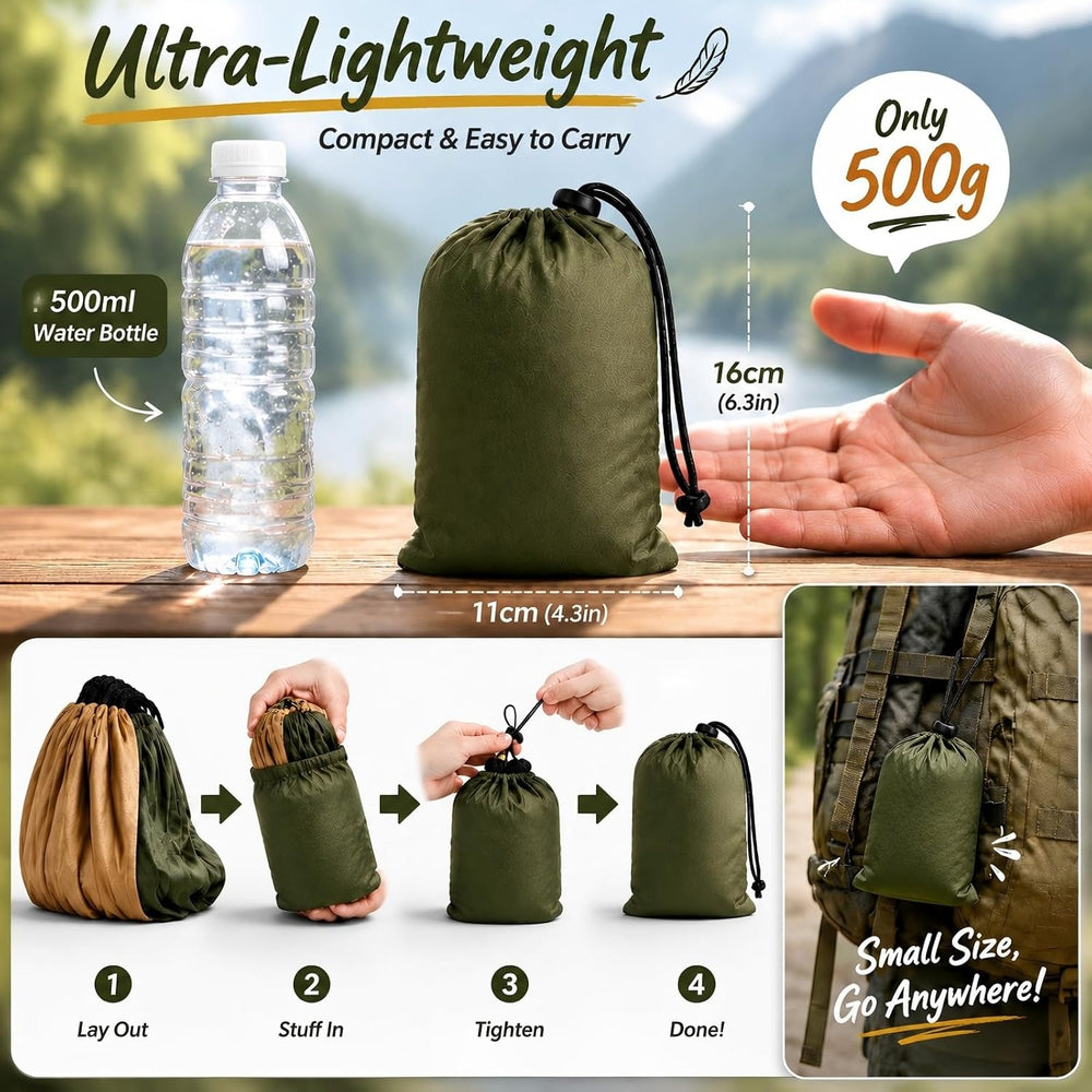 Large Single-Person Camping Hammock, an Outdoor Camping Essential,Fruit Green...