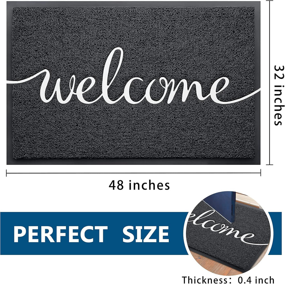 EARTHALL Funny Welcome Mats Outside/Inside 48"x32", Front Door Mat ...