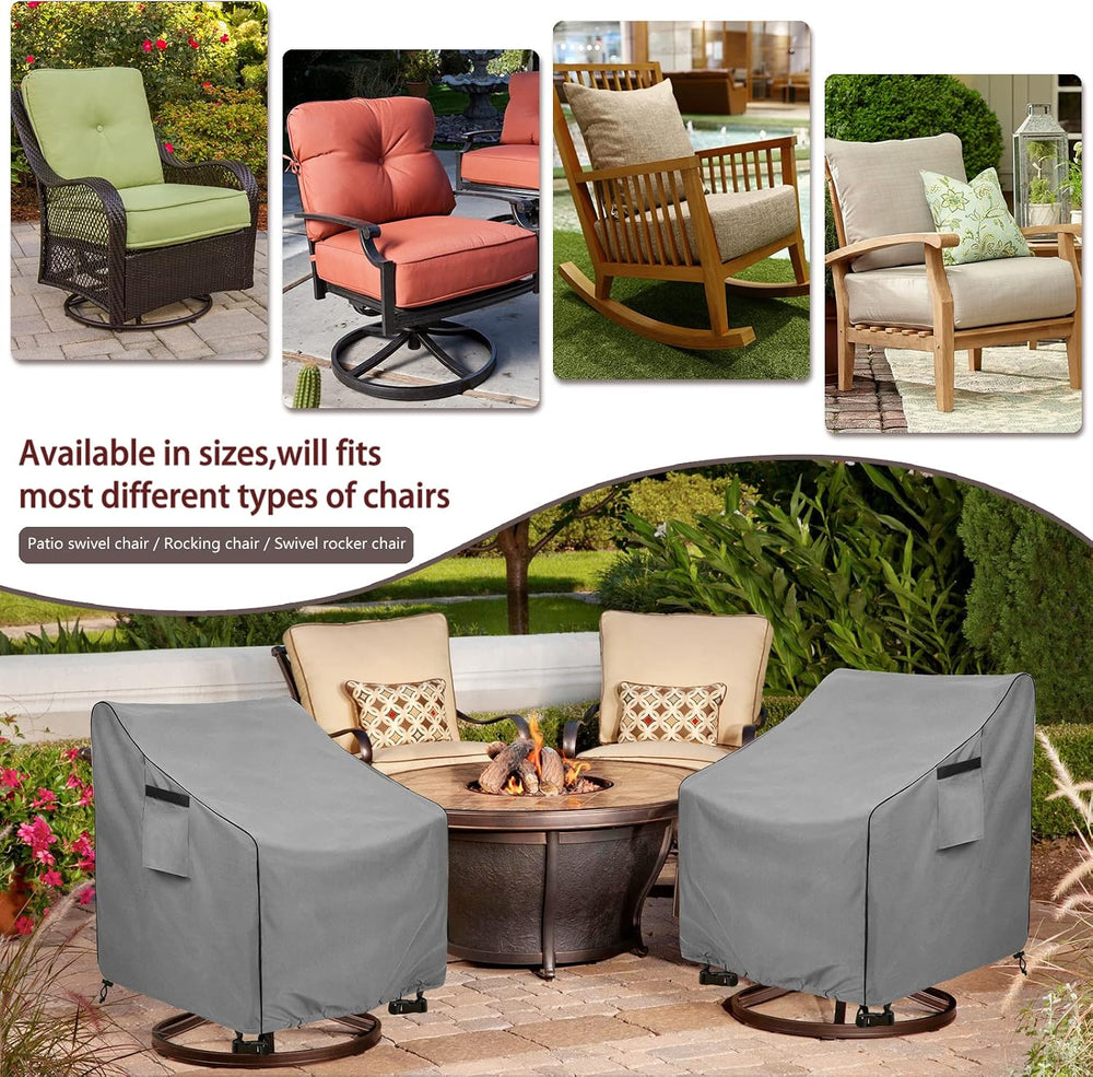 Okcool Patio Chair Covers,Heavy Duty 600D Outdoor Furniture Covers Fits up to...