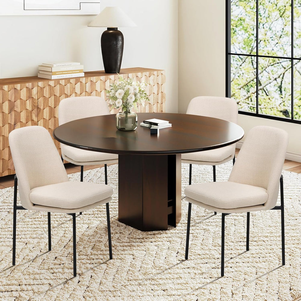 COLAMY Modern Dining Chairs Set of 2, Upholstered Dining Room Chairs Dinner C...