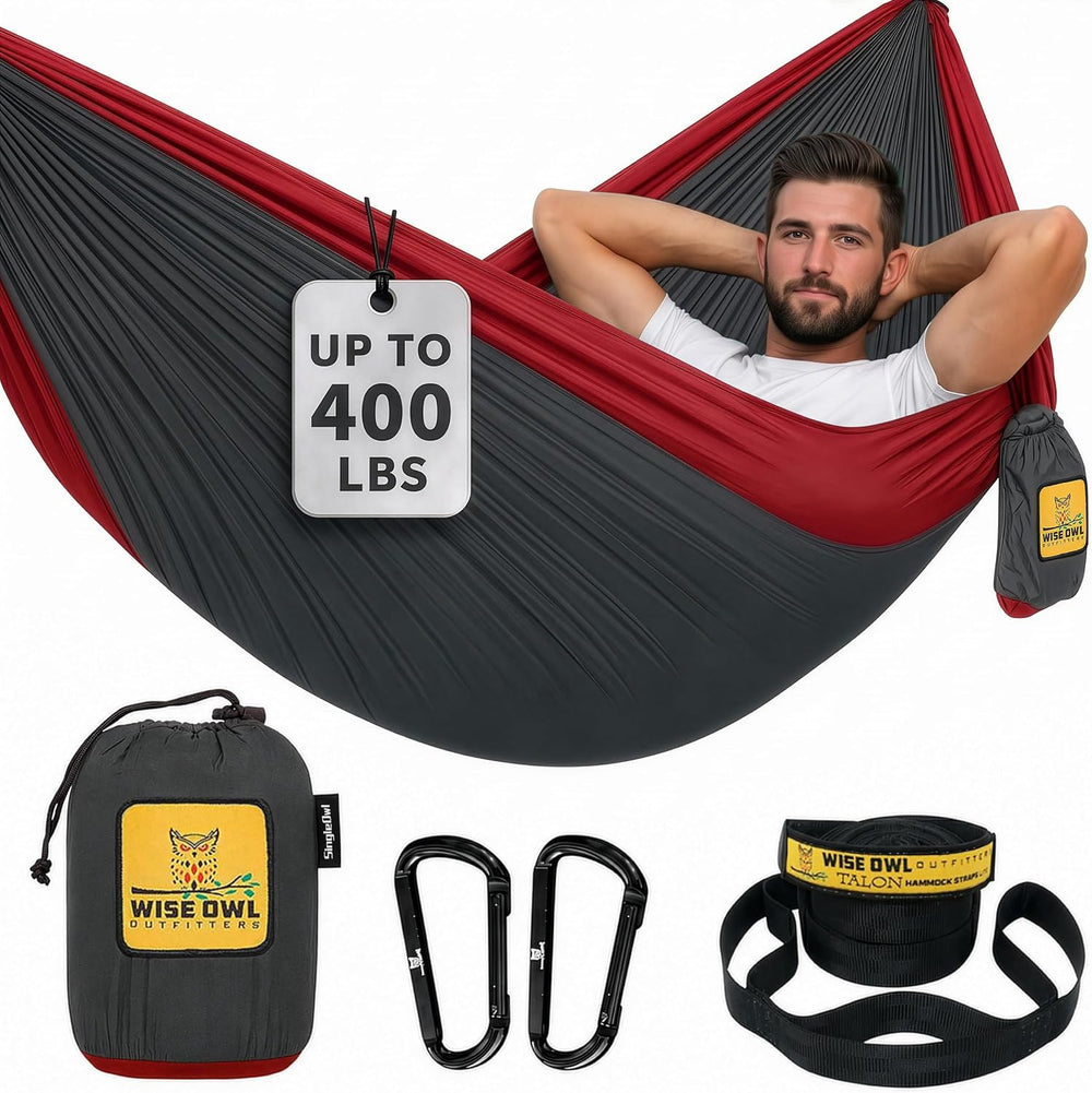 Wise Owl Outfitters Hammock for Camping Single Hammocks Gear for The Outdoors...